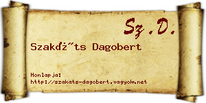 Szakáts Dagobert névjegykártya